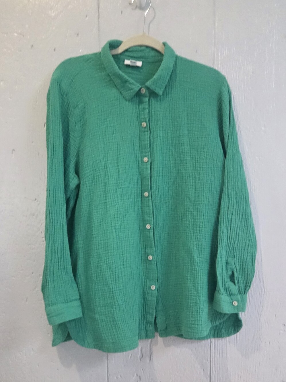 J Jill Gauze Cotton Shirt Tunic
